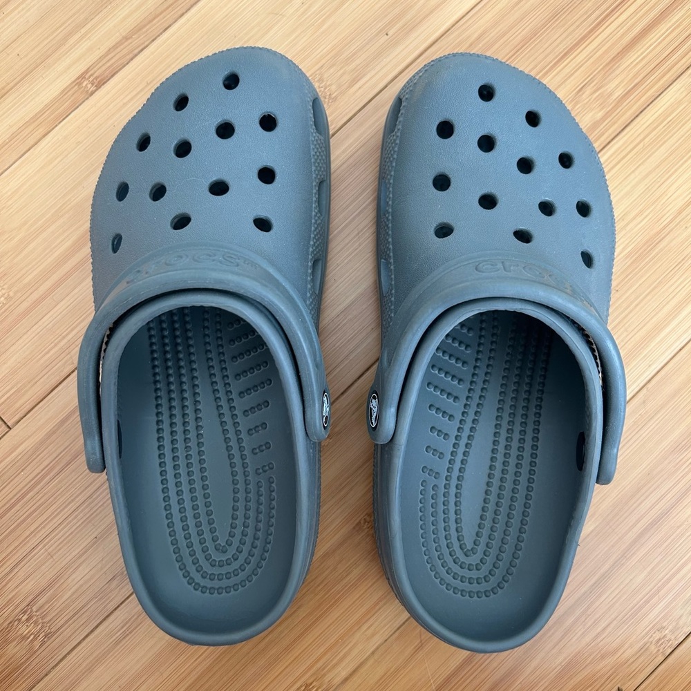 Gray Crocs